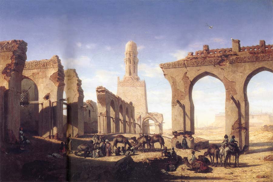 Prosper Marilhat The Ruins of the El Hakim Mosque in Cairo